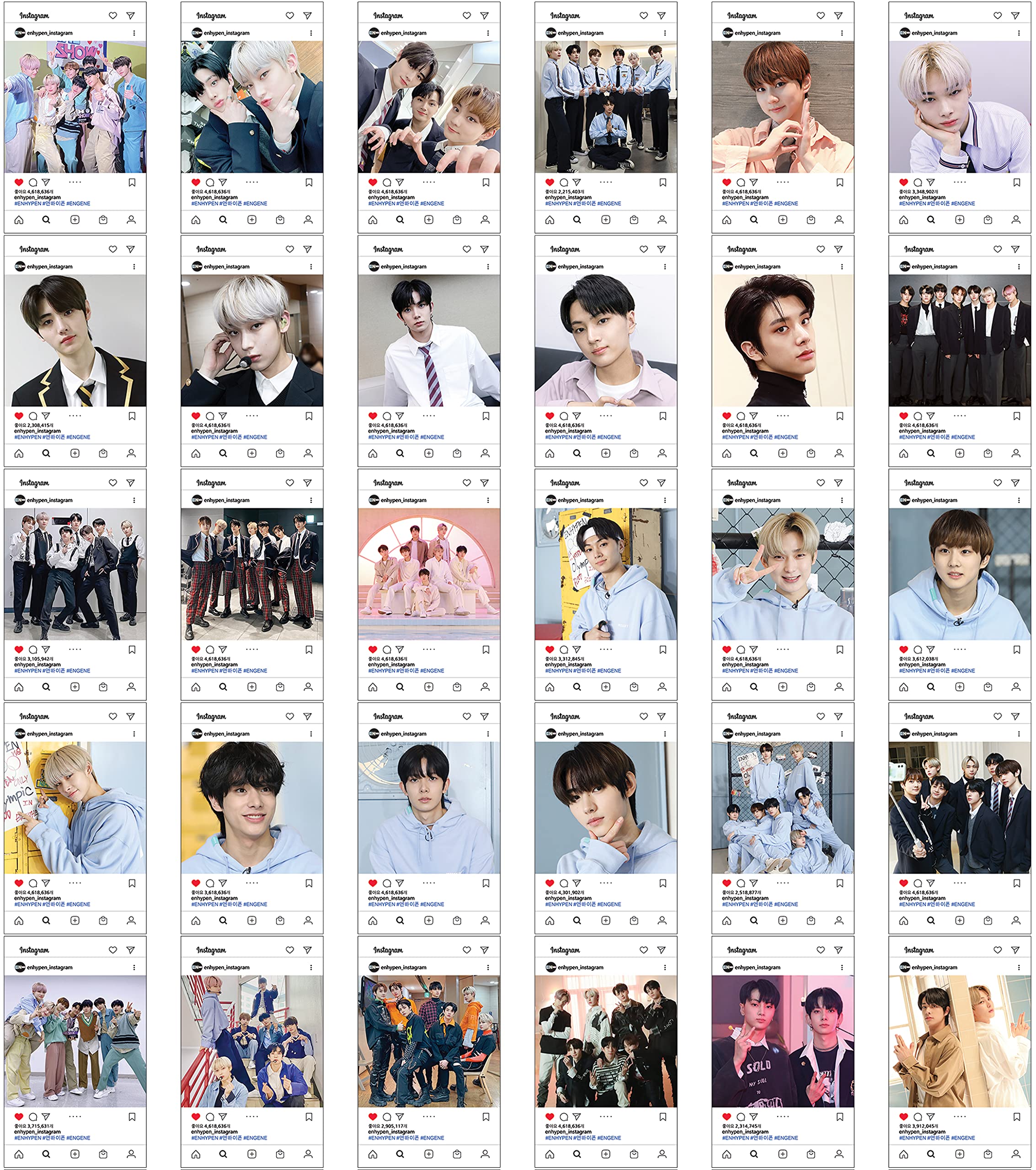 ENHYPEN Special Photocard Set (60ea in box) (ENHYPEN) : Amazon.in